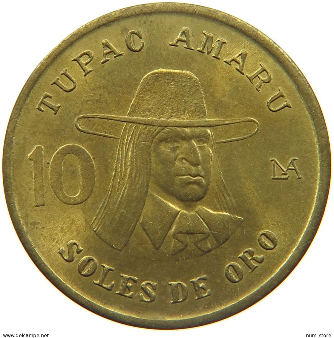 PERU 10 SOLES 1980  #MA 025195 - Perú