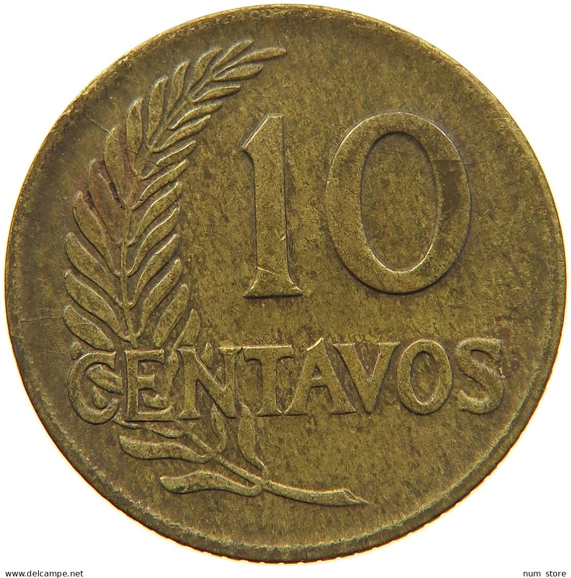 PERU 10 CENTAVOS 1960  #MA 067176 - Perú
