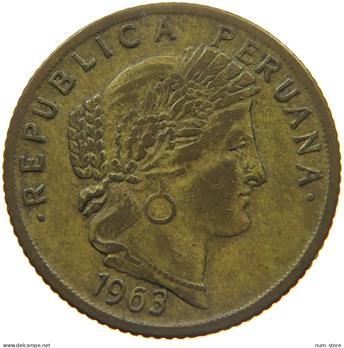 PERU 10 CENTAVOS 1963  #MA 025201 - Perú