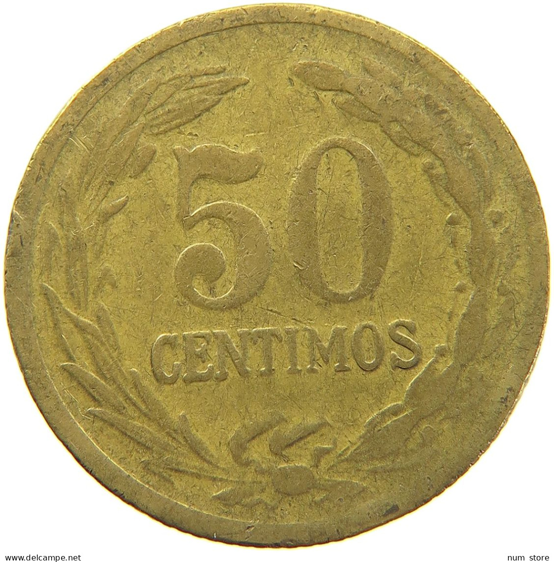 PARAGUAY 50 CENTIMOS 1944  #MA 067111 - Paraguay