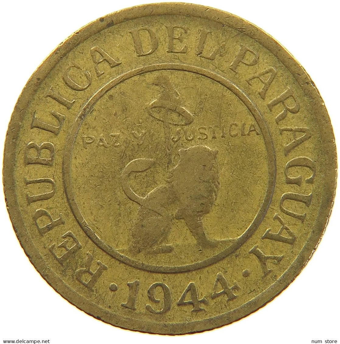 PARAGUAY 50 CENTIMOS 1944  #MA 067111 - Paraguay