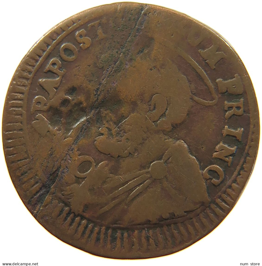 PAPAL STATES 2 1/2 BAIOCCHI 1797 VITERBO PIUS VI. 1775-1798 VITERBO #MA 061734 - Vatican