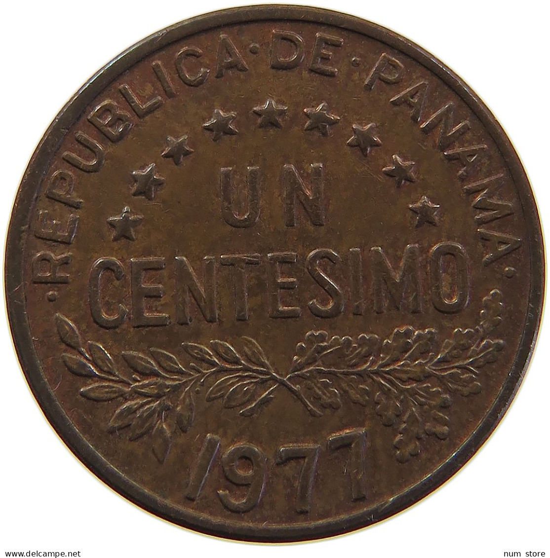 PANAMA CENTESIMO 1977  #MA 063039 - Panamá