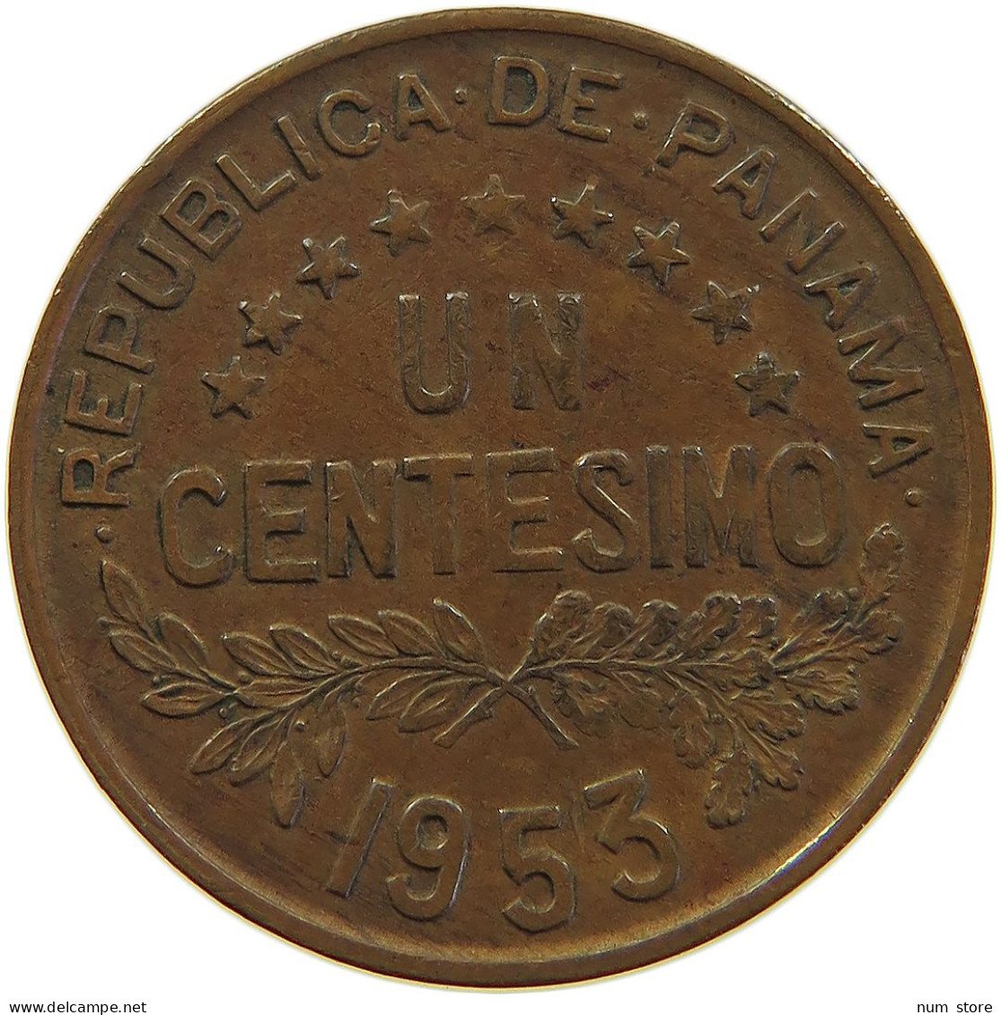 PANAMA CENTESIMO 1953  #MA 063041 - Panamá