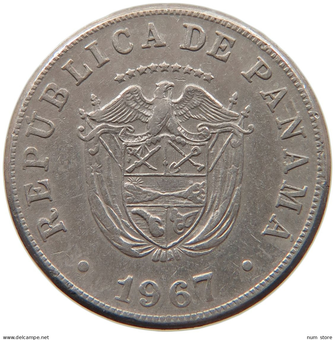 PANAMA 5 CENTESIMOS 1967  #MA 063037 - Panamá