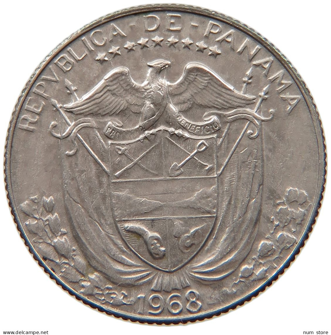 PANAMA 1/4 BALBOA 1968  #MA 063034 - Panamá