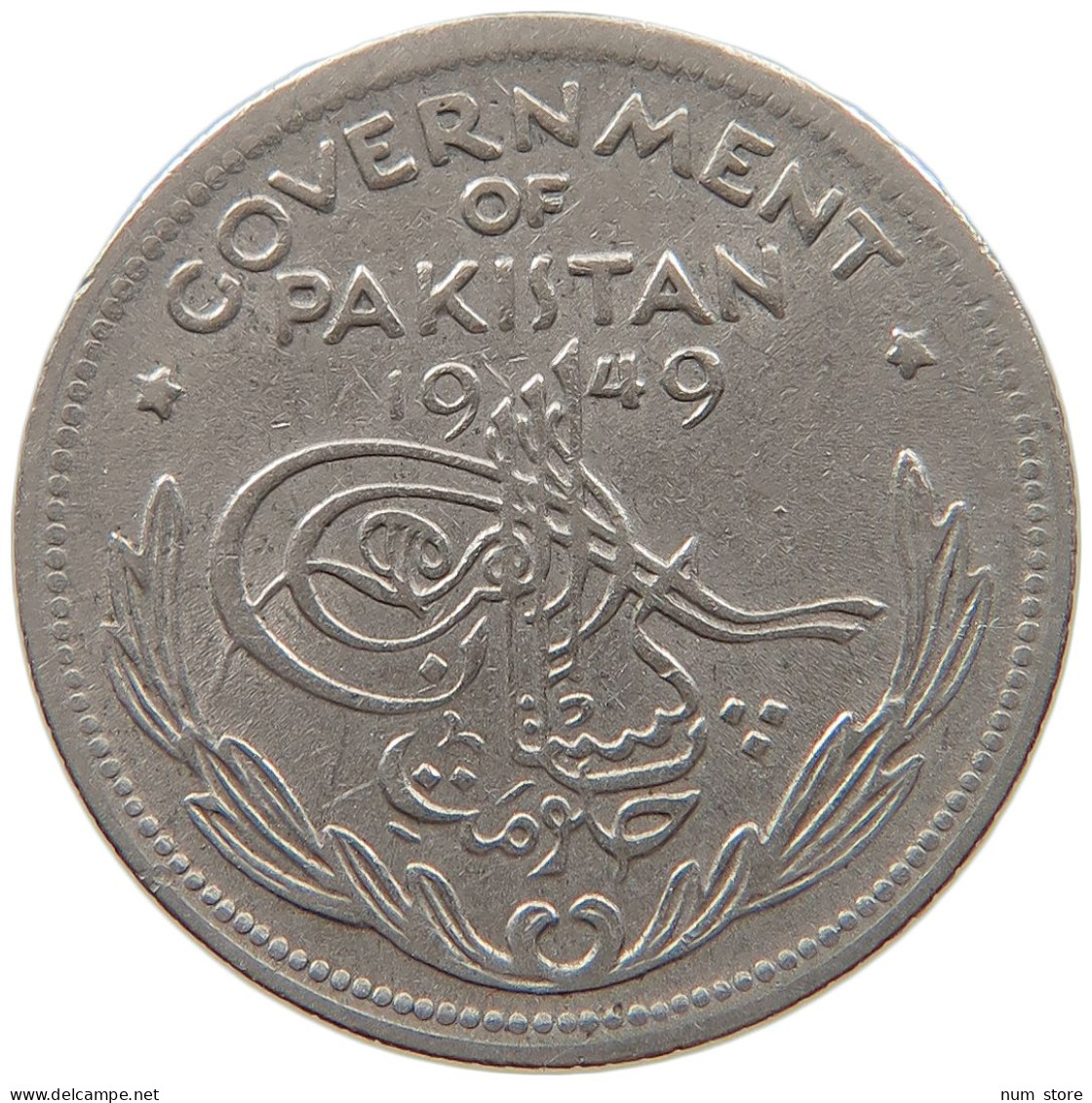 PAKISTAN 1/4 RUPEE 1949  #MA 065986 - Pakistan