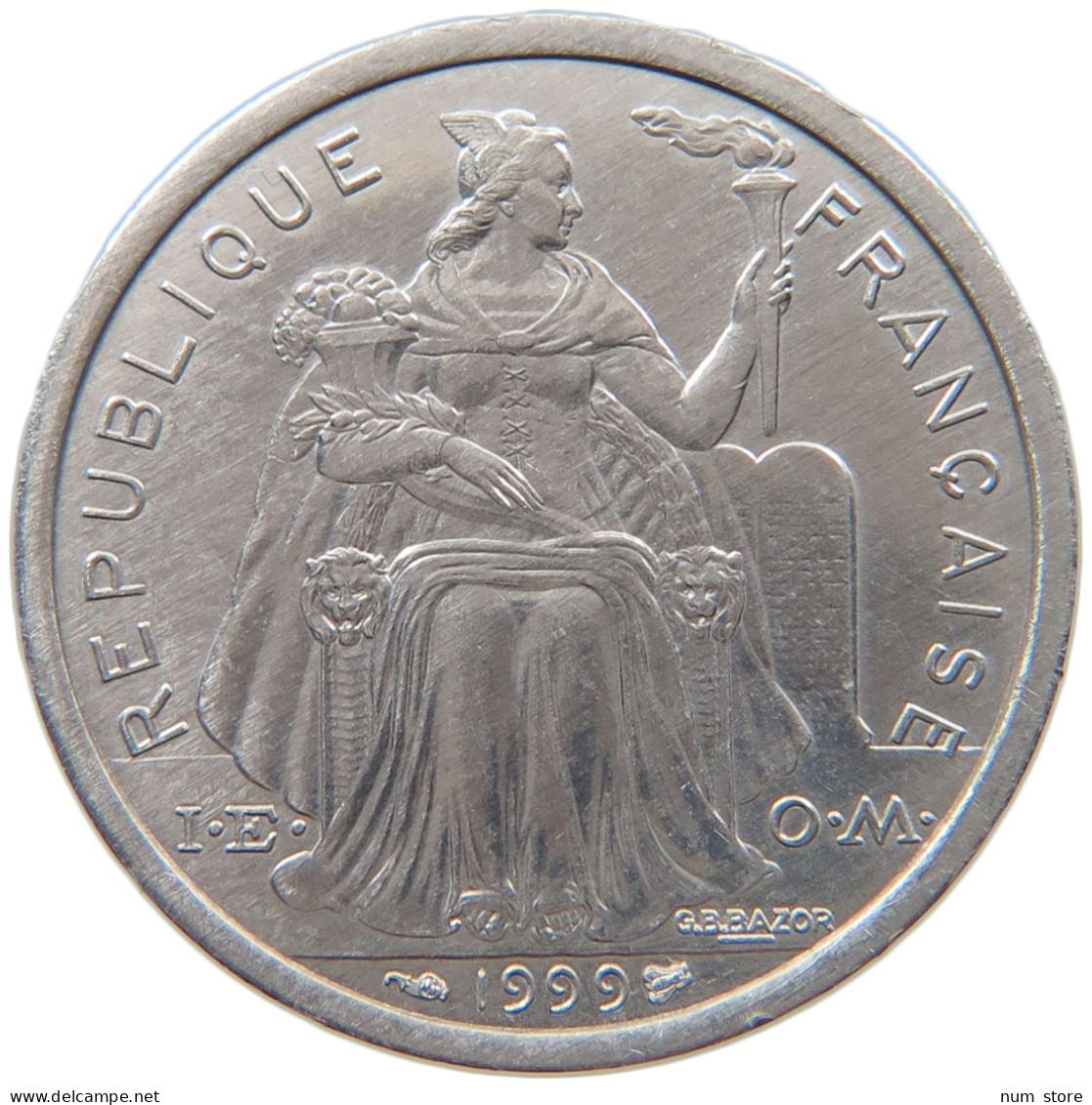 POLYNESIA 2 FRANCS 1999  #MA 065796 - Otros – Oceanía