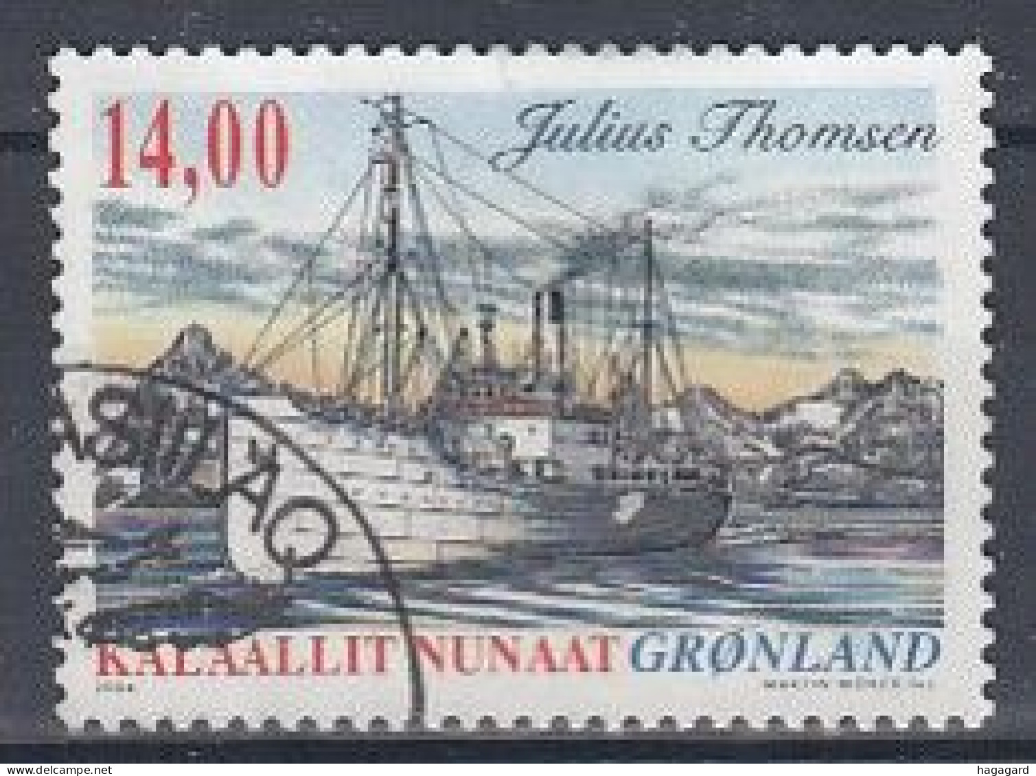 Greenland 2004. Ship "Julius Thomsen". Michel 425. Used - Usados