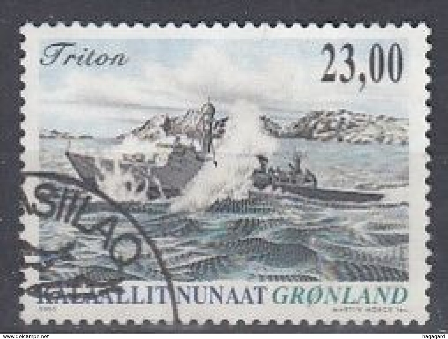 Greenland 2005. Ship "Triton". Michel 444. Used - Usados