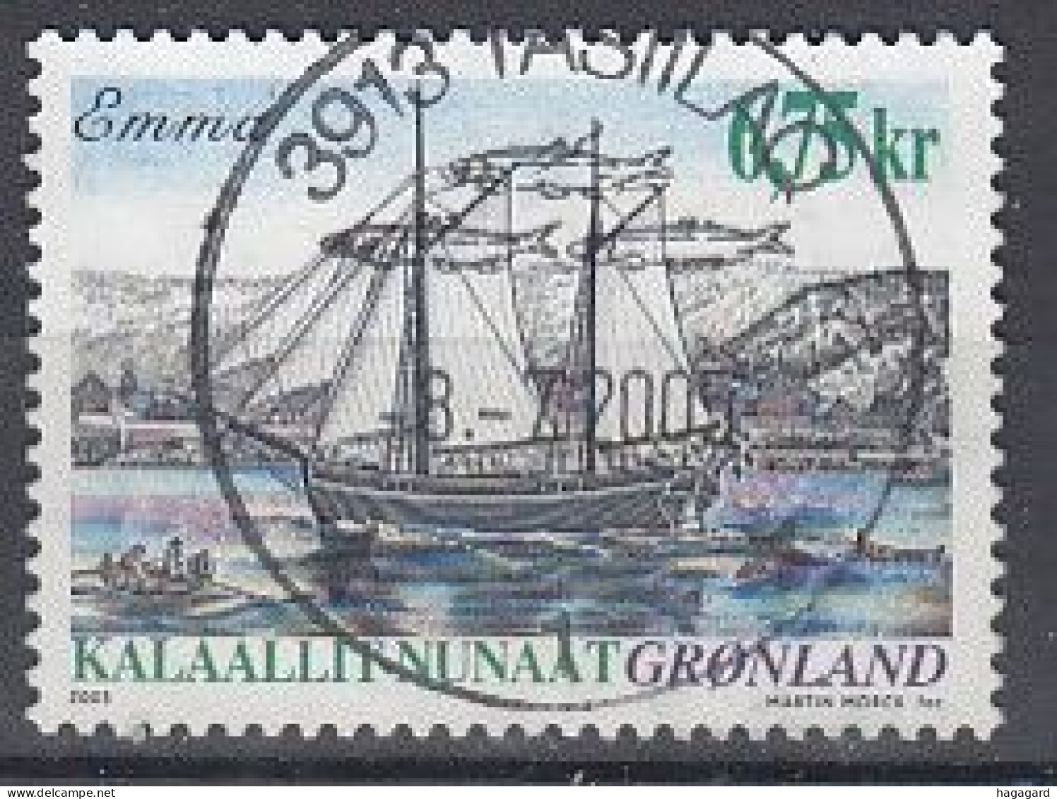 Greenland 2003. Ship "Emma". Michel 407. Used - Gebraucht