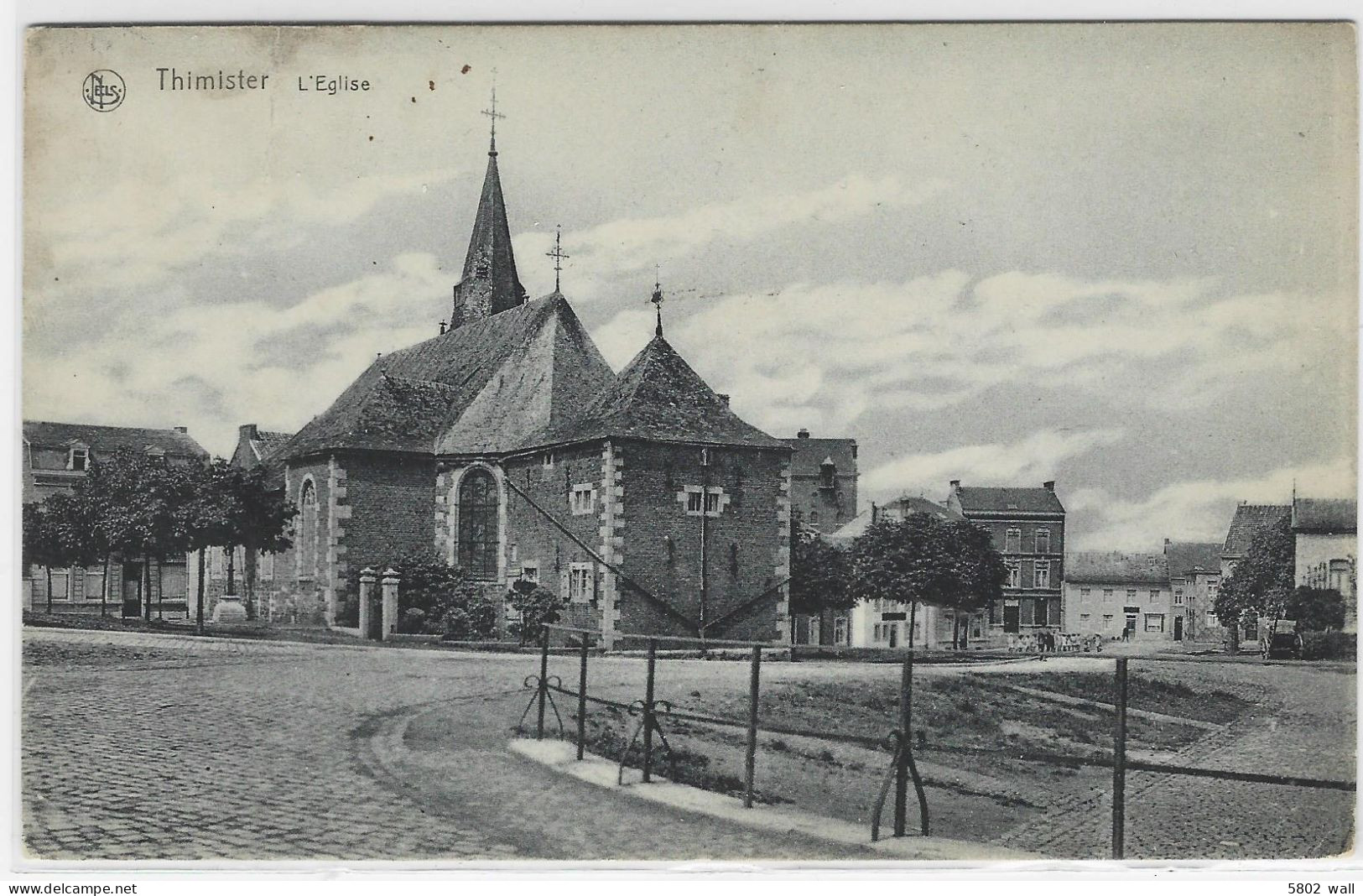 THIMISTER : L'église - 1919 - Thimister-Clermont