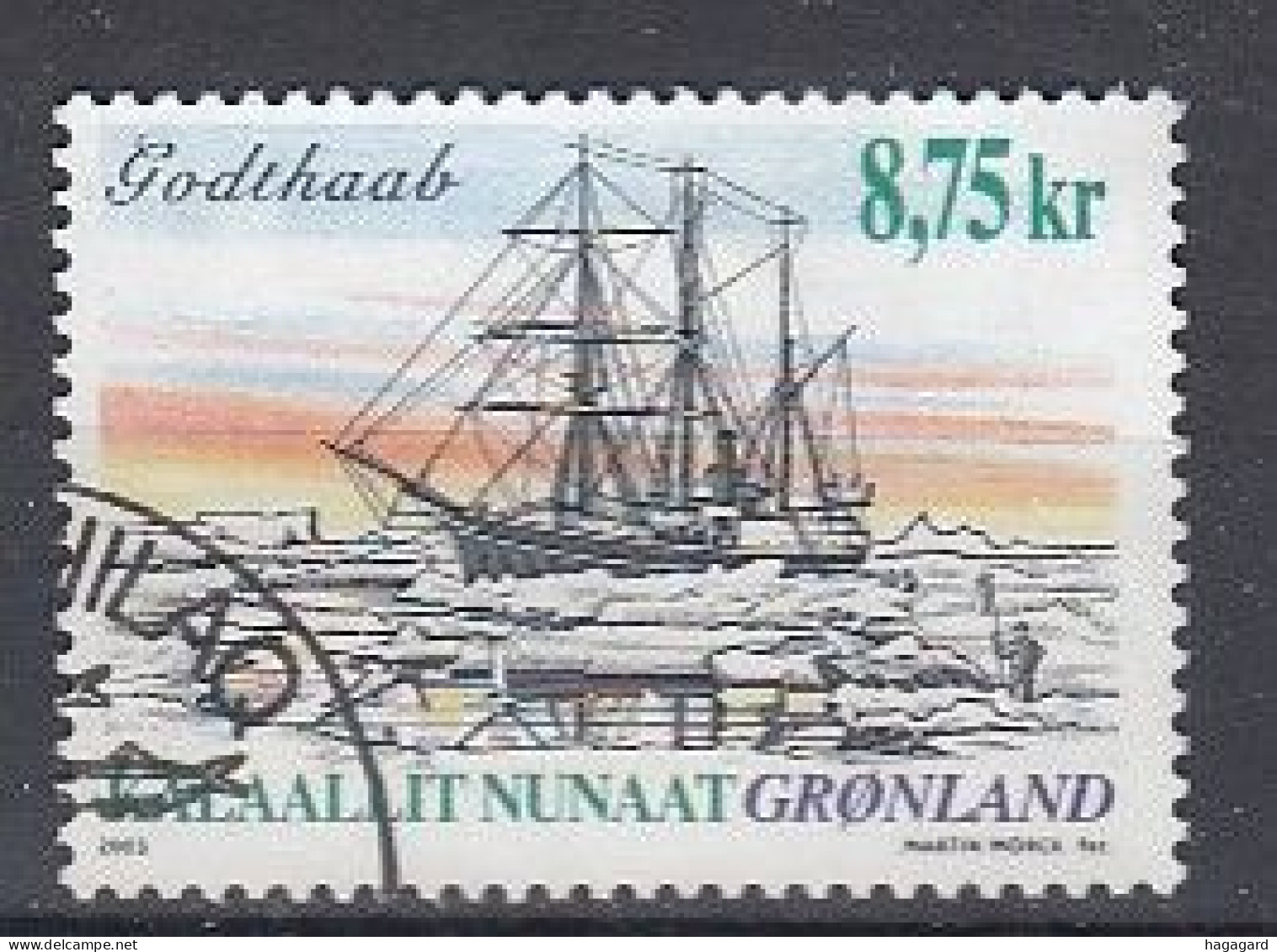 Greenland 2003. Ship "Godthåb". Michel 409. Used - Usati