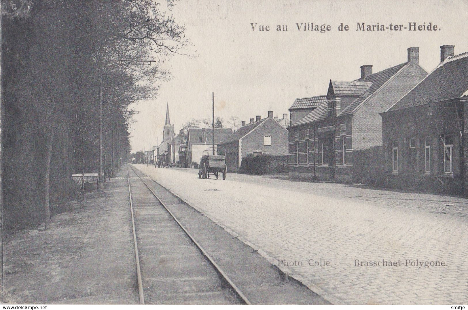 BRASSCHAAT - MARIA TER HEIDE 1916 STEMPEL FELDPOST DORPZICHT KAR KERK - KLEINE ANIMATIE - UITG. COLLE - Brasschaat