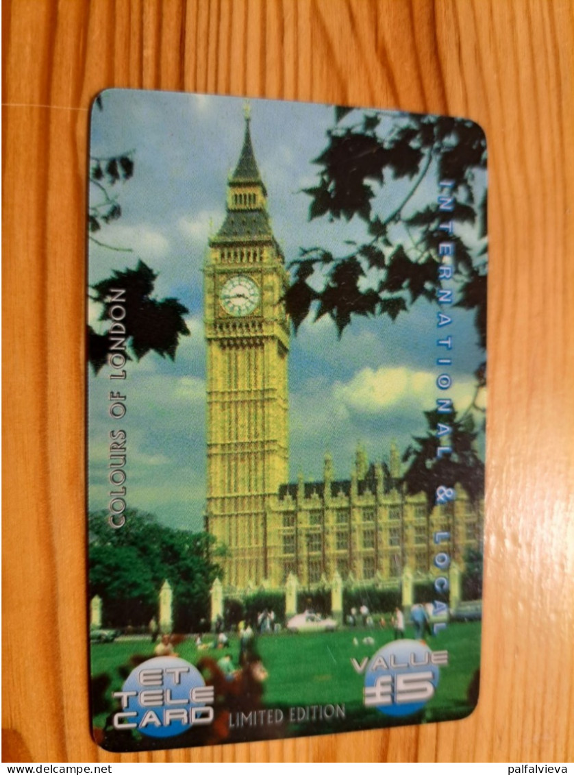 Prepaid Phonecard United Kingdom, ET Telecard - London, Big Ben - [ 8] Firmeneigene Ausgaben