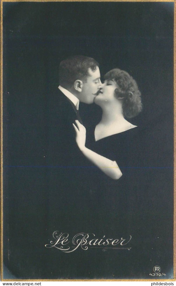 LE BAISER  Serie De 6 Cartes Postale ( Complet ) - Couples