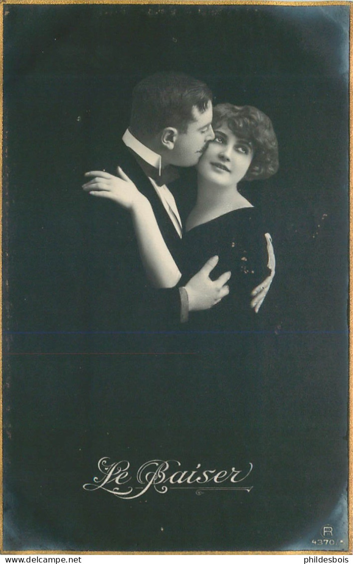 LE BAISER  Serie De 6 Cartes Postale ( Complet ) - Couples