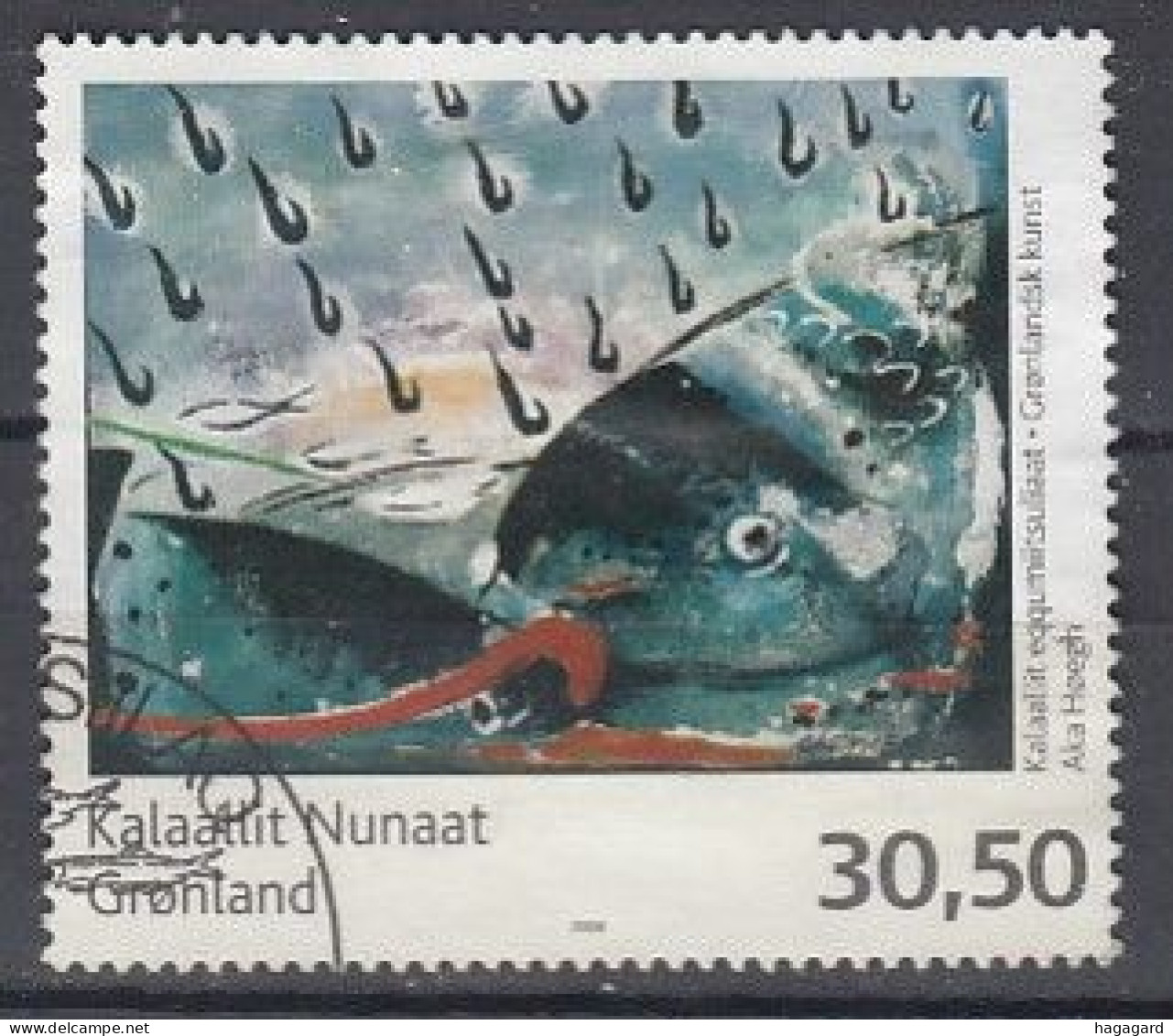 Greenland 2008. Painting By Aka Høegh. Michel 508. Used - Used Stamps