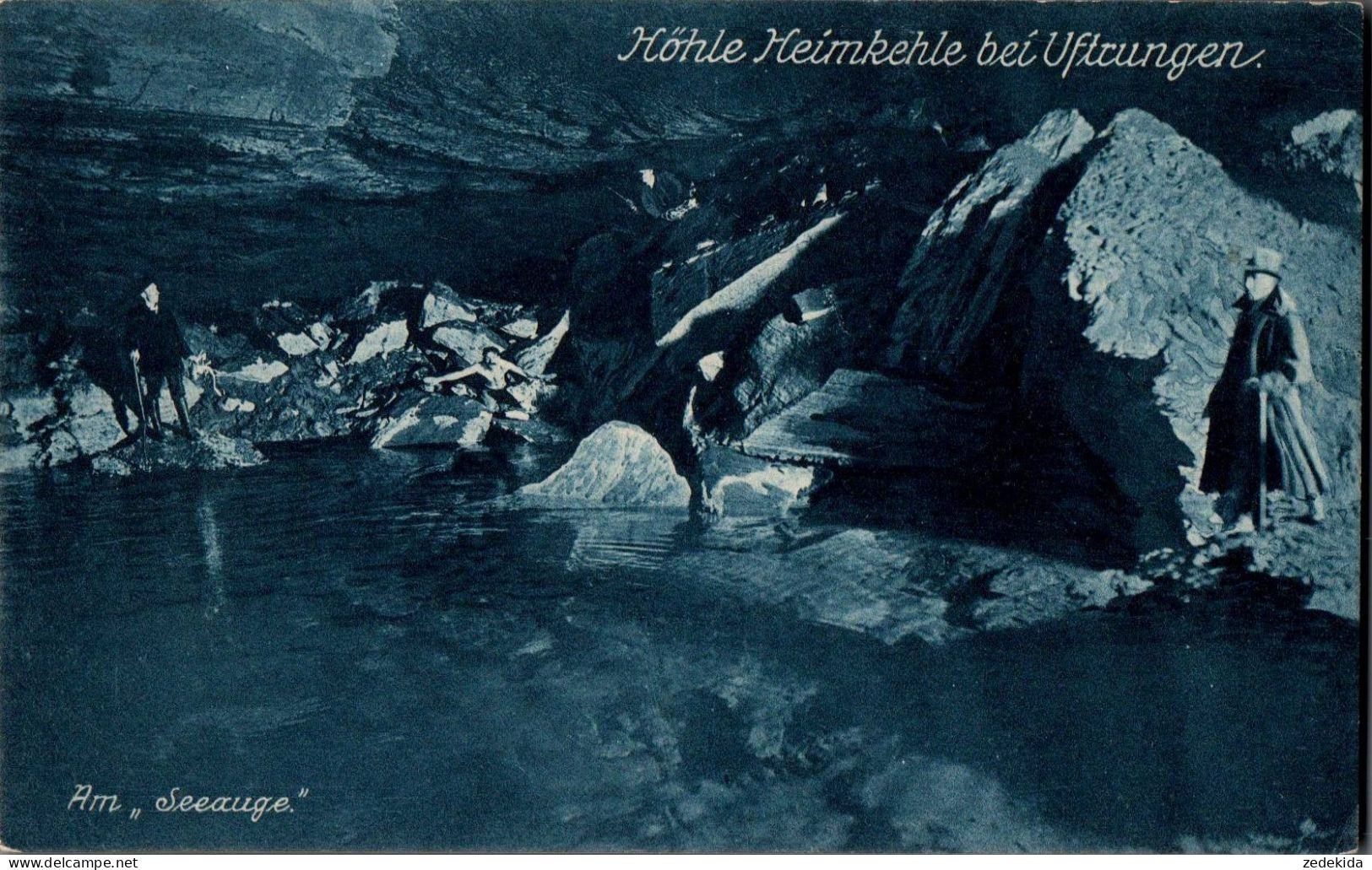 G7426 - TOP Uftrungen - Heimkehle Höhle Grotte Grotta - Oskar Ohm - Mansfeld