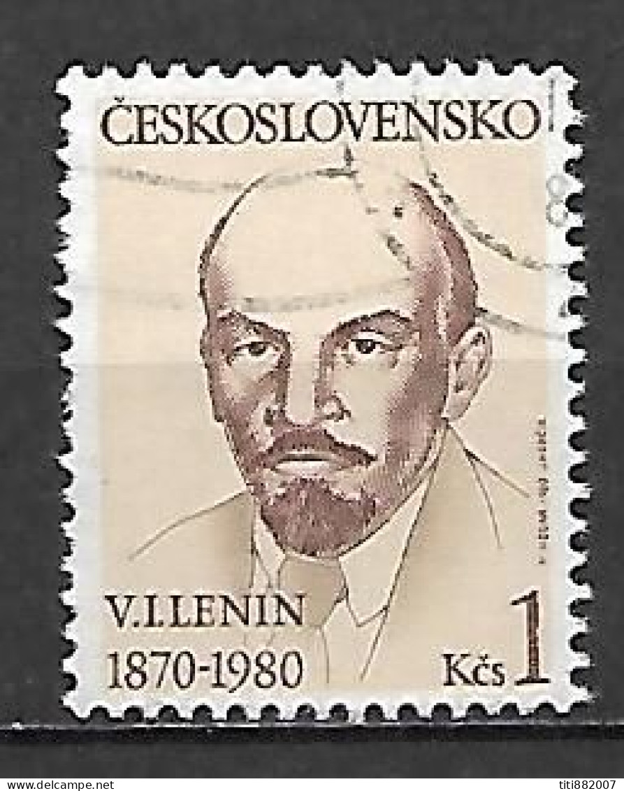 TCHECOSLOVAQUIE    -     LENINE   -    Oblitéré - Lenin