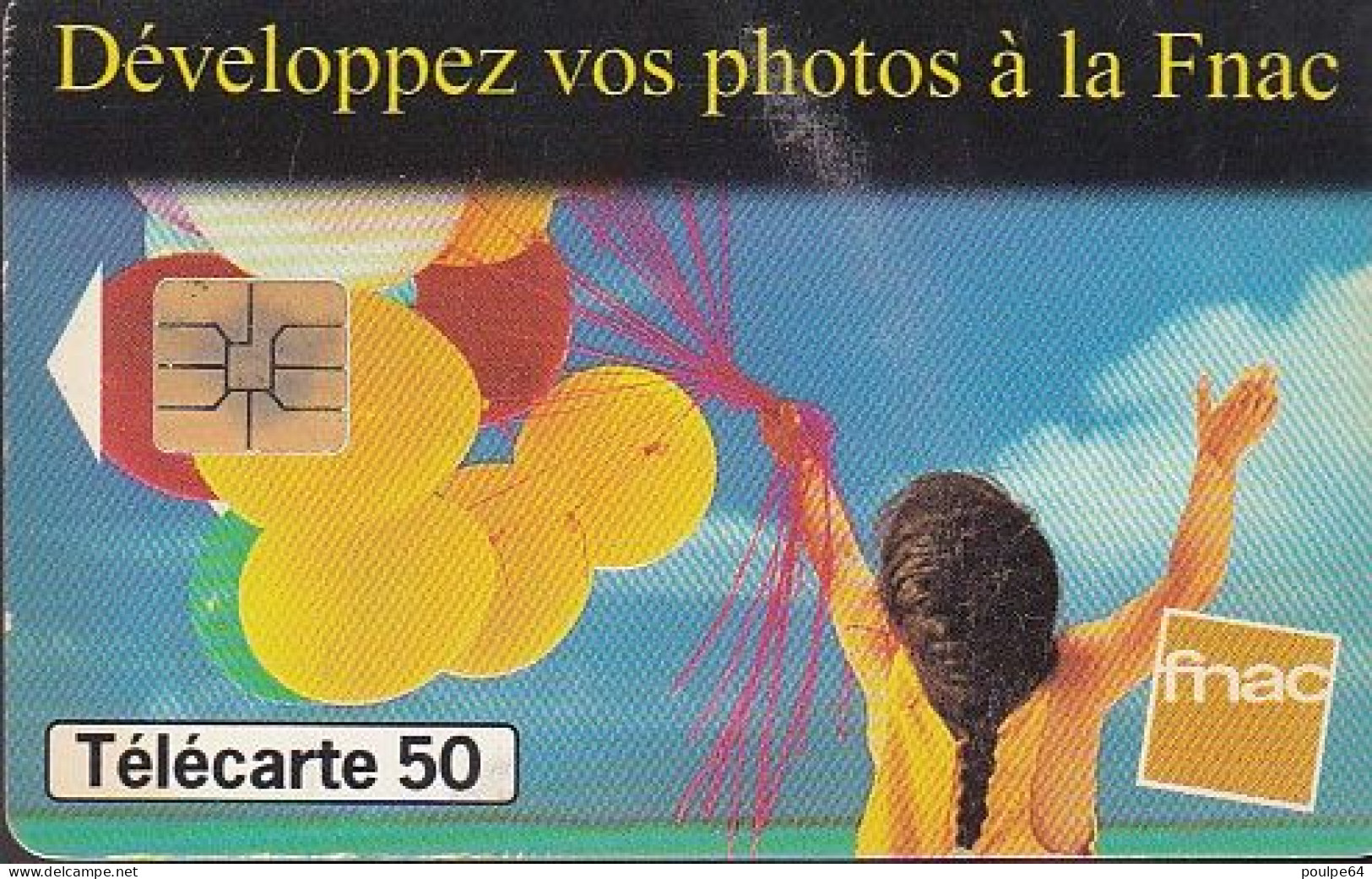 F781  08/1997 - FNAC " Photos " - 50 SO3 - (verso N° Deux Lignes - 2ème Ligne Vers La Gauche Sous Le A) - 1997