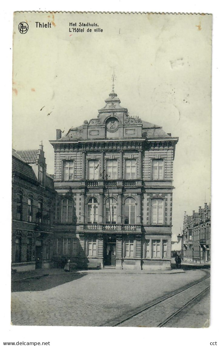 Thielt  Tielt  Het Stadhuis  L'Hôtel De Ville - Tielt