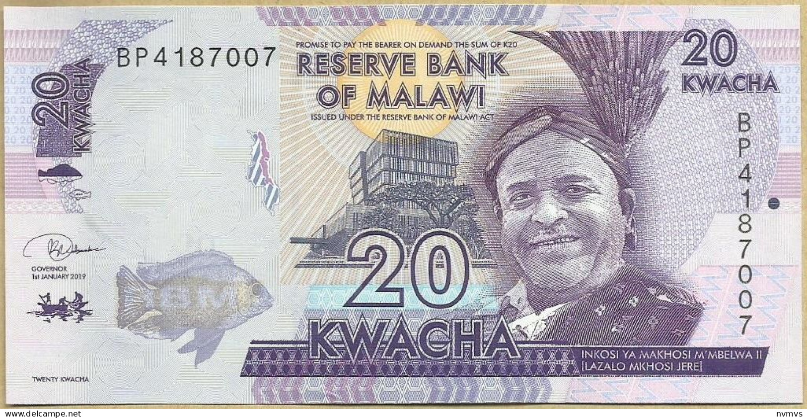 Malawi - 20 Kwacha 2019 - Malawi