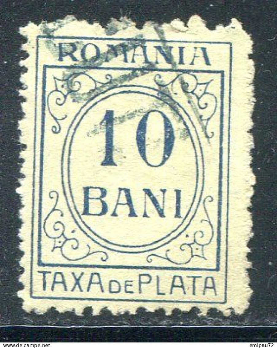 ROUMANIE- Taxe Y&T N°35- Oblitéré - Port Dû (Taxe)