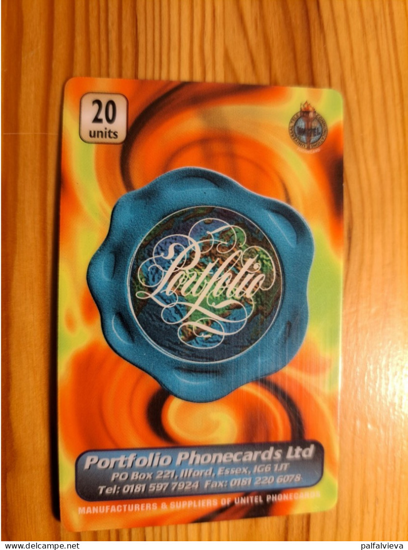 Prepaid Phonecard United Kingdom, Unitel - Portfolio Phonecards Ltd. - [ 8] Ediciones De Empresas