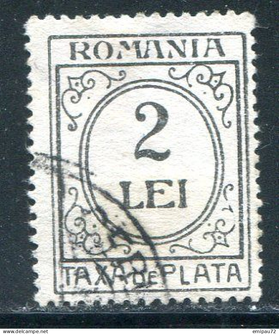 ROUMANIE- Taxe Y&T N°64- Oblitéré - Postage Due