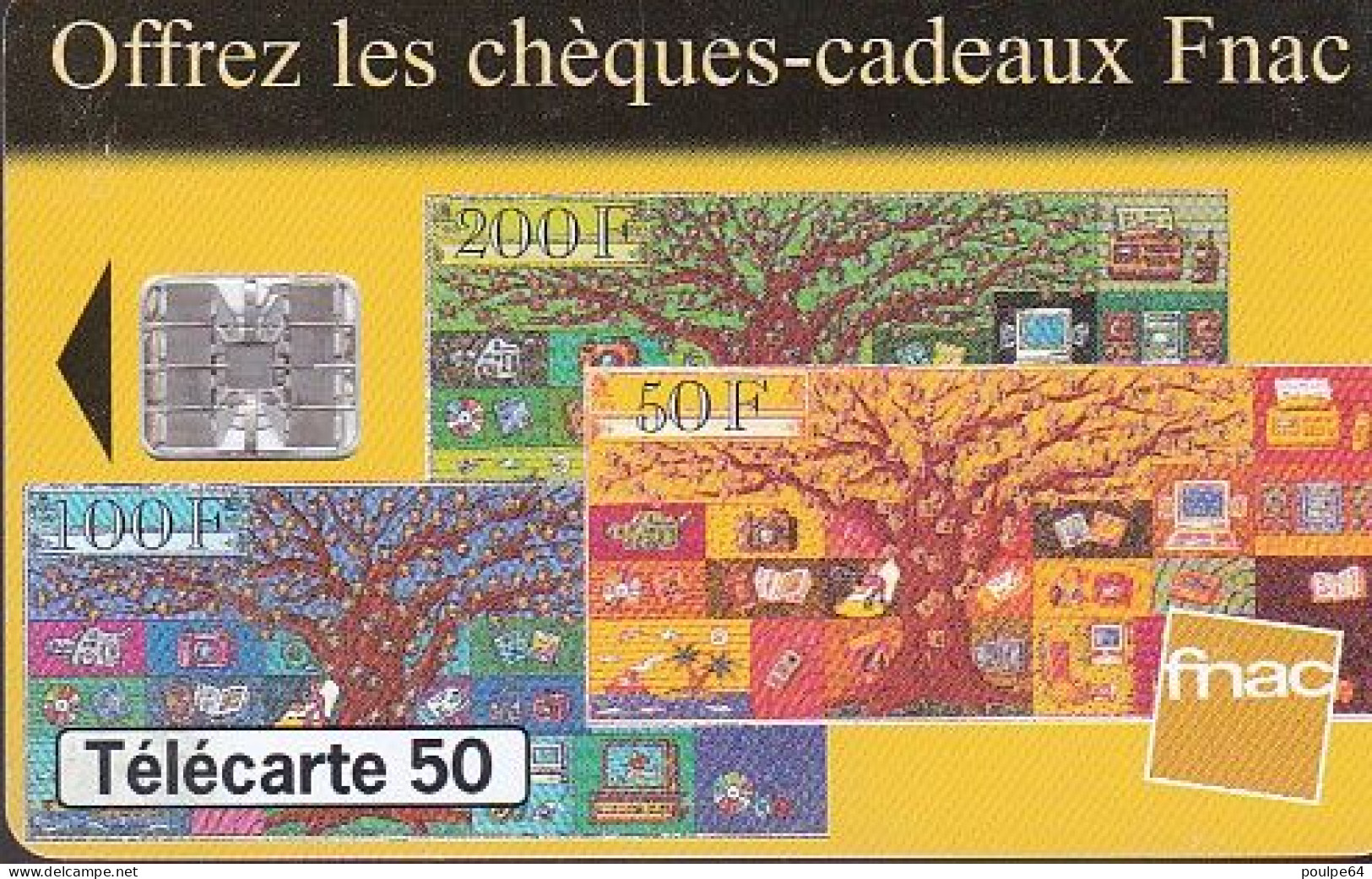 F782  08/1997 - FNAC " Chèques-cadeaux " - 50 SC7 - 1997