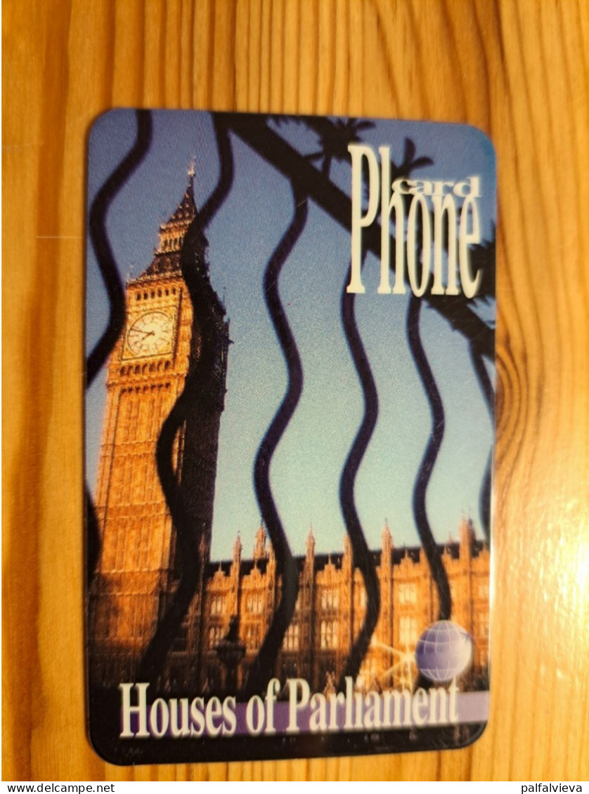 Prepaid Phonecard United Kingdom, International Phonecard - London, Parliament, Big Ben - Emissioni Imprese