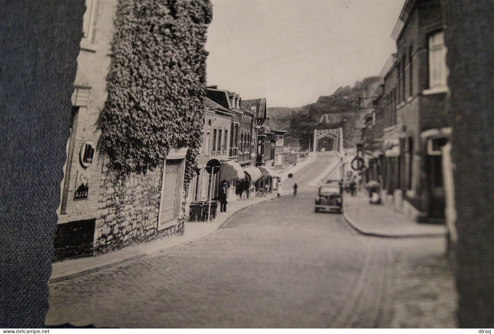 Engis,belle Carte Postale Ancienne,très Bel état De Collection,rue De La Station - Engis