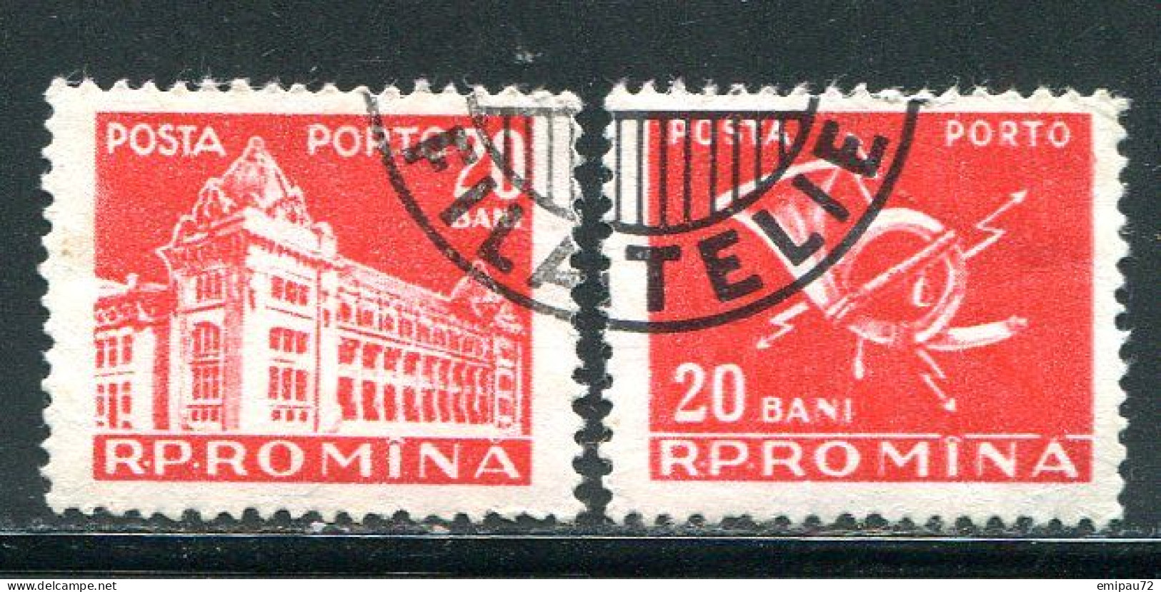 ROUMANIE- Taxe Y&T N°124- Oblitéré - Port Dû (Taxe)