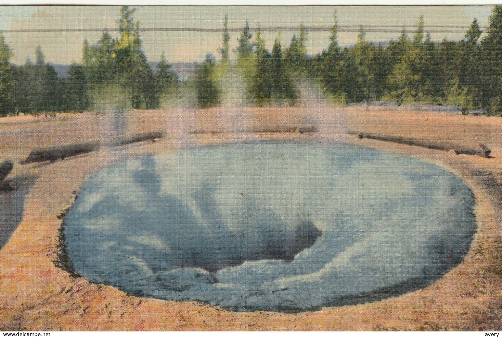 Morning Glory Pool, Yellowstone National Park, Wyoming  In Upper Geyser Basin - Yellowstone