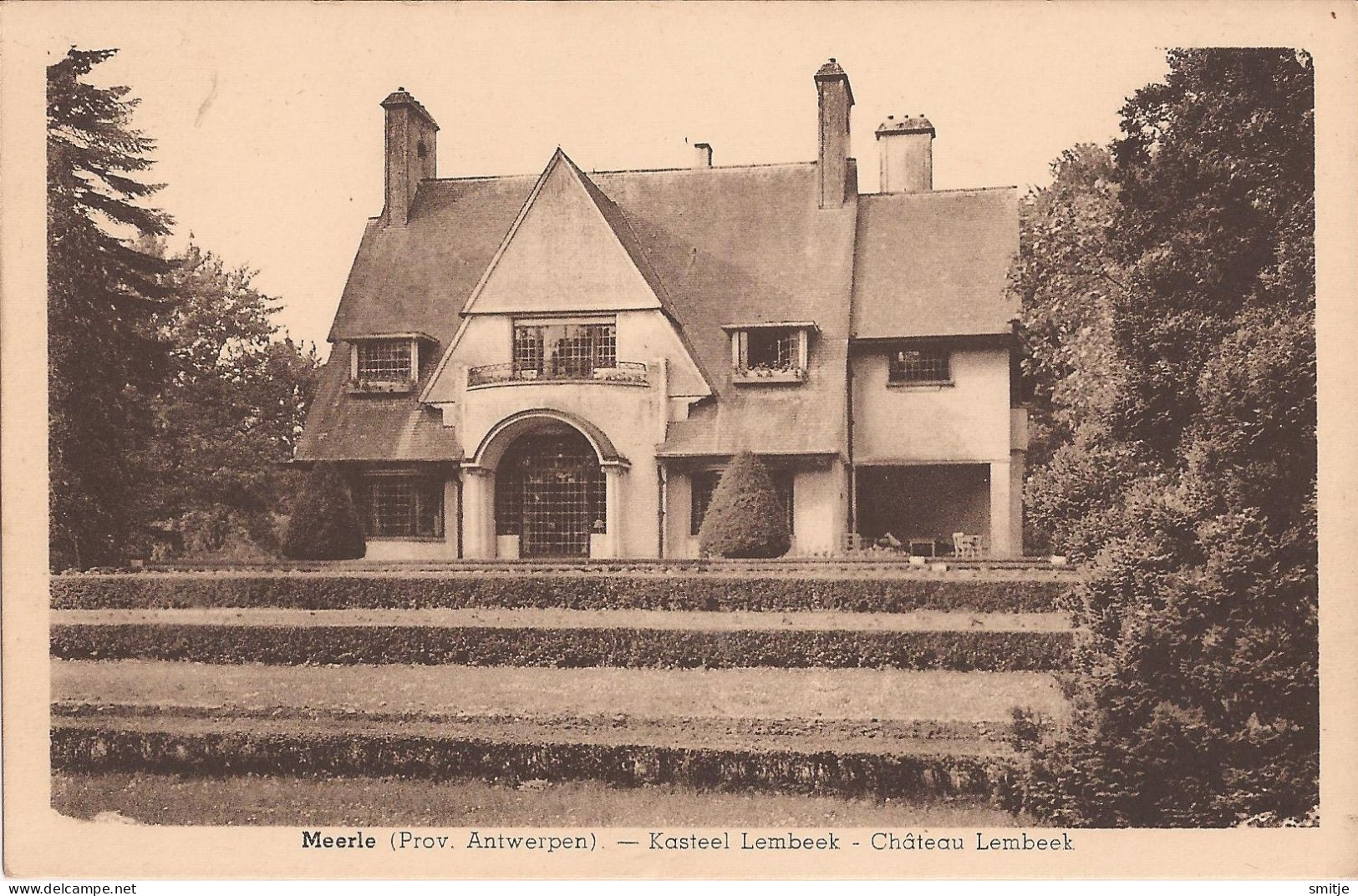 HOOGSTRATEN - MEERLE JAREN '20  - KASTEEL LEMBEEK VILLA - UITG. BROEKMANS-VERHEIJEN - Hoogstraten