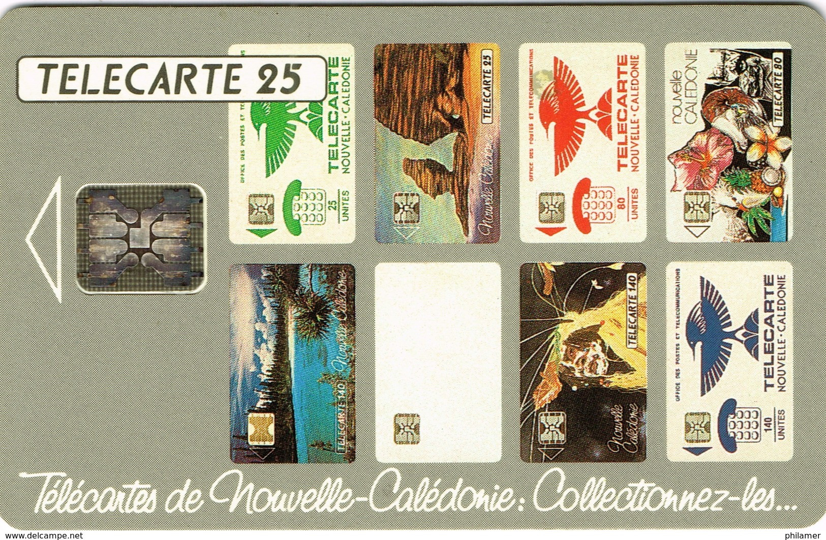 Nouvelle Caledonie Telecarte Phonecard NC10 SC5 Patchwork Collection 25 Unites Ut Used BE 05/94 Numéro Embouti - New Caledonia