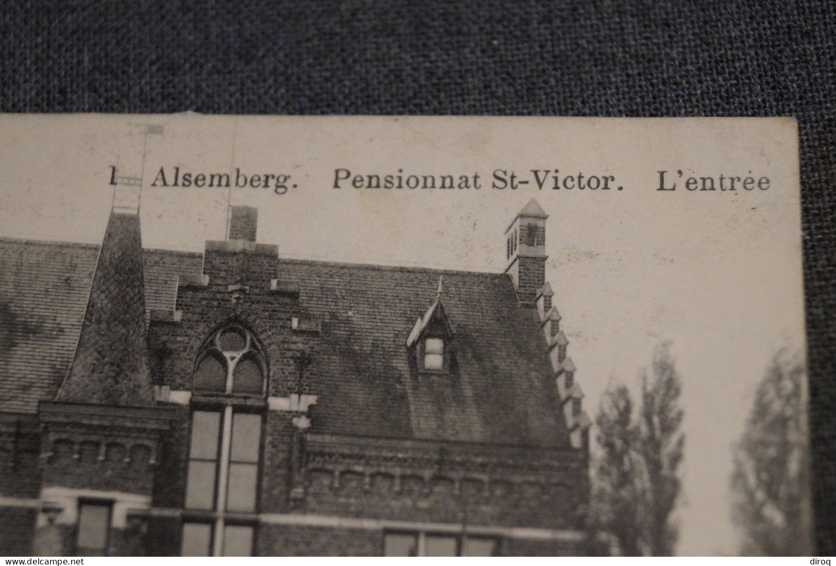 Alsemberg,1923,pensionnat,belle Carte Postale Ancienne,très Bel état De Collection - Autres & Non Classés