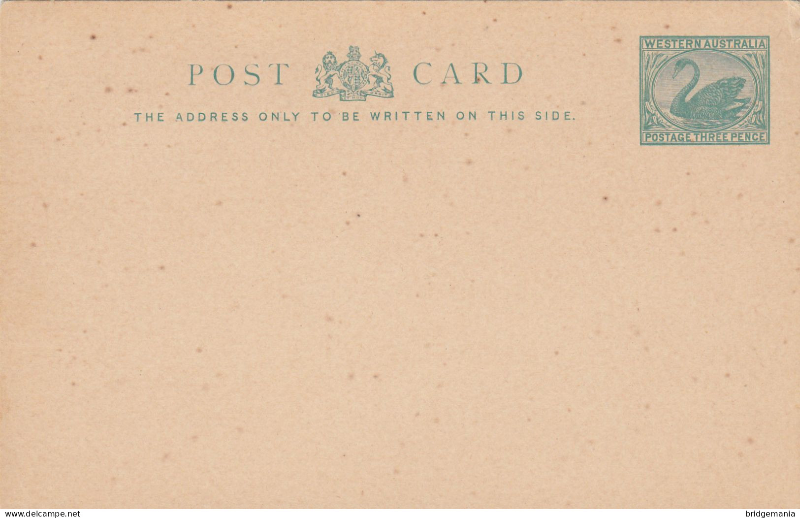 PS160 - OLD NEW POSTAL STATIONERY WESTERN AUSTRALIA 3 PENCE - Mint Stamps