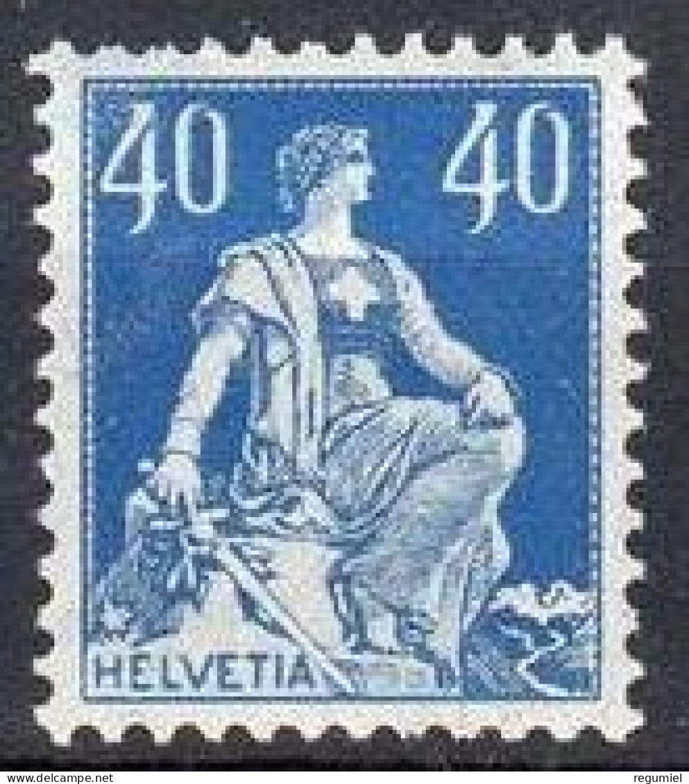 Suiza 0164 * Charnela. 1917 - Nuevos