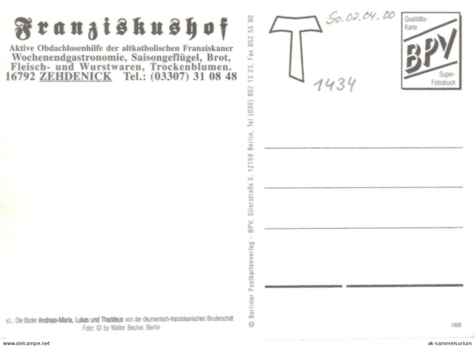 Zehdenick / 2x Franziskushof (D-A411) - Zehdenick