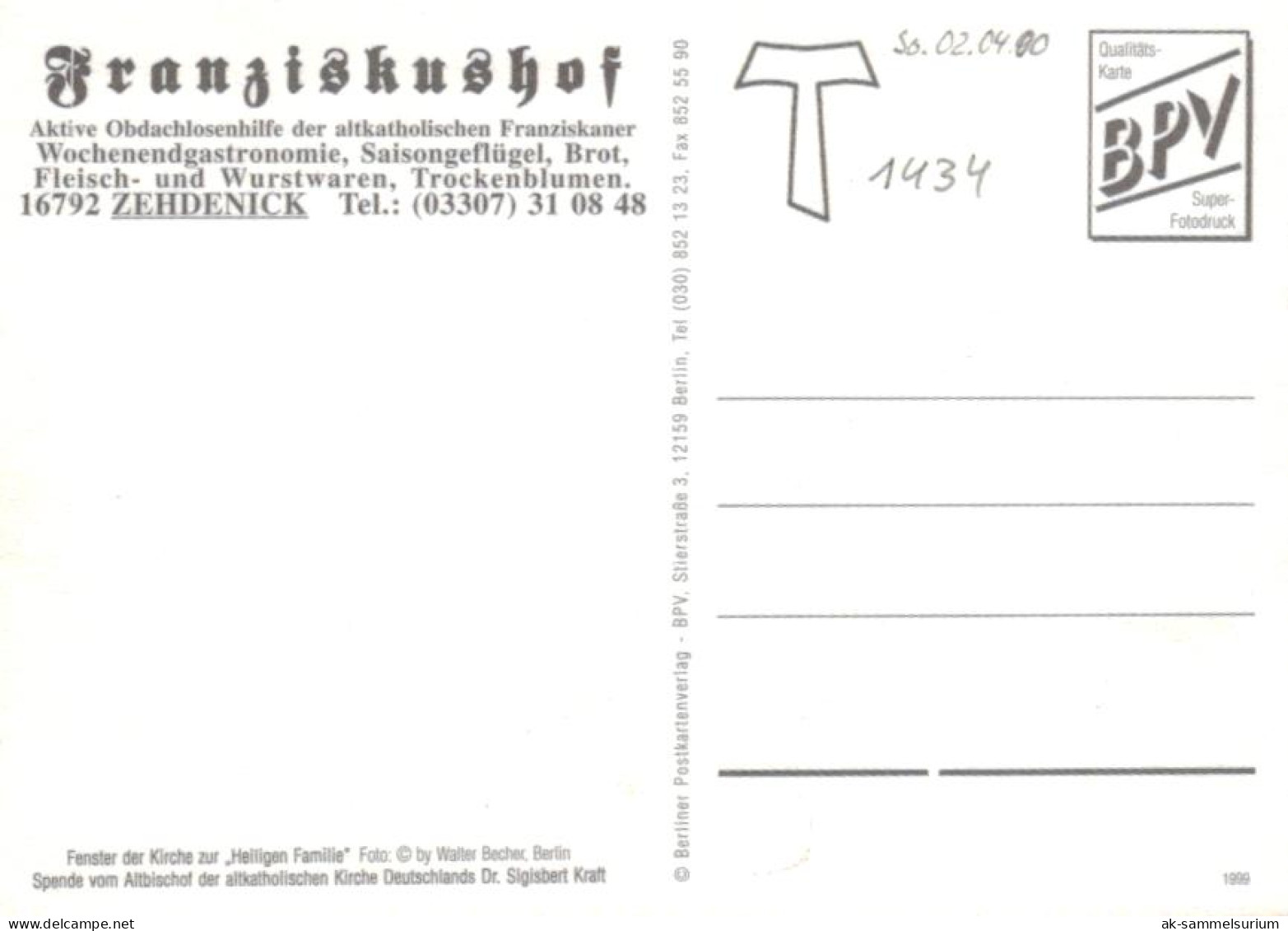 Zehdenick / 2x Franziskushof (D-A411) - Zehdenick