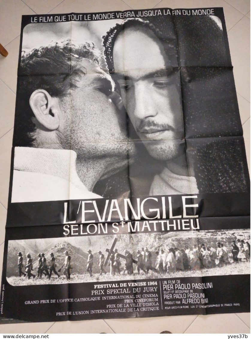 "L'Evangile Selon St-Matthieu" Pasolini...120x160 - 1964 - TTB - Affiches & Posters