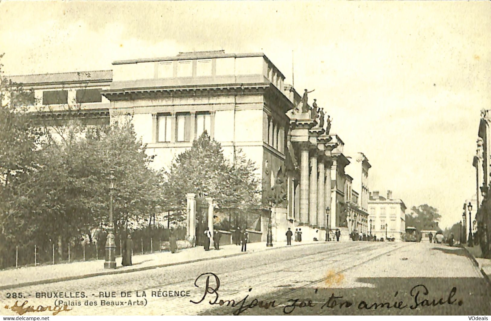 Belgique - Brussel - Bruxelles - Rue De La Régence - Prachtstraßen, Boulevards