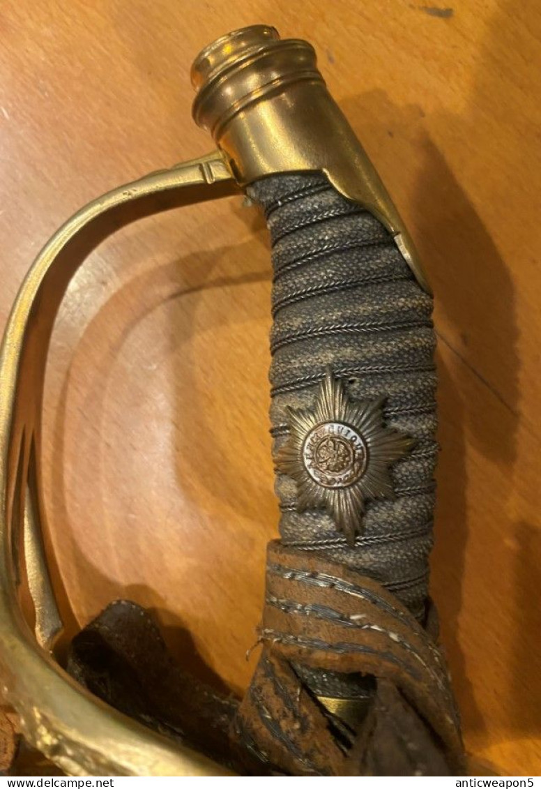 Sabre avec suspension, ceinture, lanière et commande. Prusse. M1889 (C140) Fabricant : ERFURT.