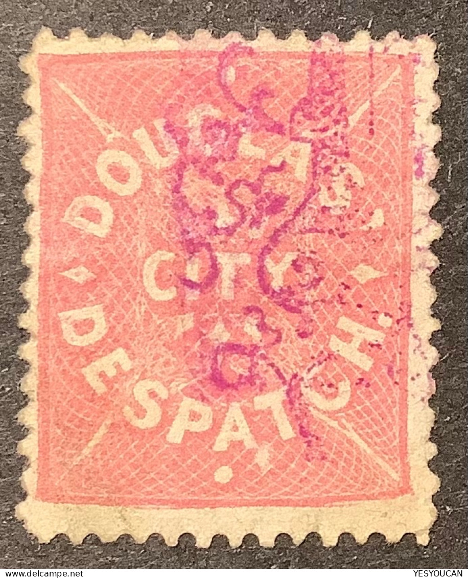 Douglas City Despatch, New York 1879 (1c) Pink, Sc.59L1 Used US Local Post (USA U.S Poste Locale - Lokalausgaben