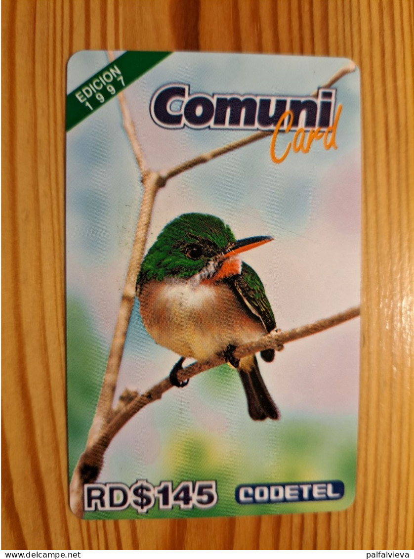 Prepaid Phonecard Dominican Rebublic, Codetel - Bird - Dominik. Republik