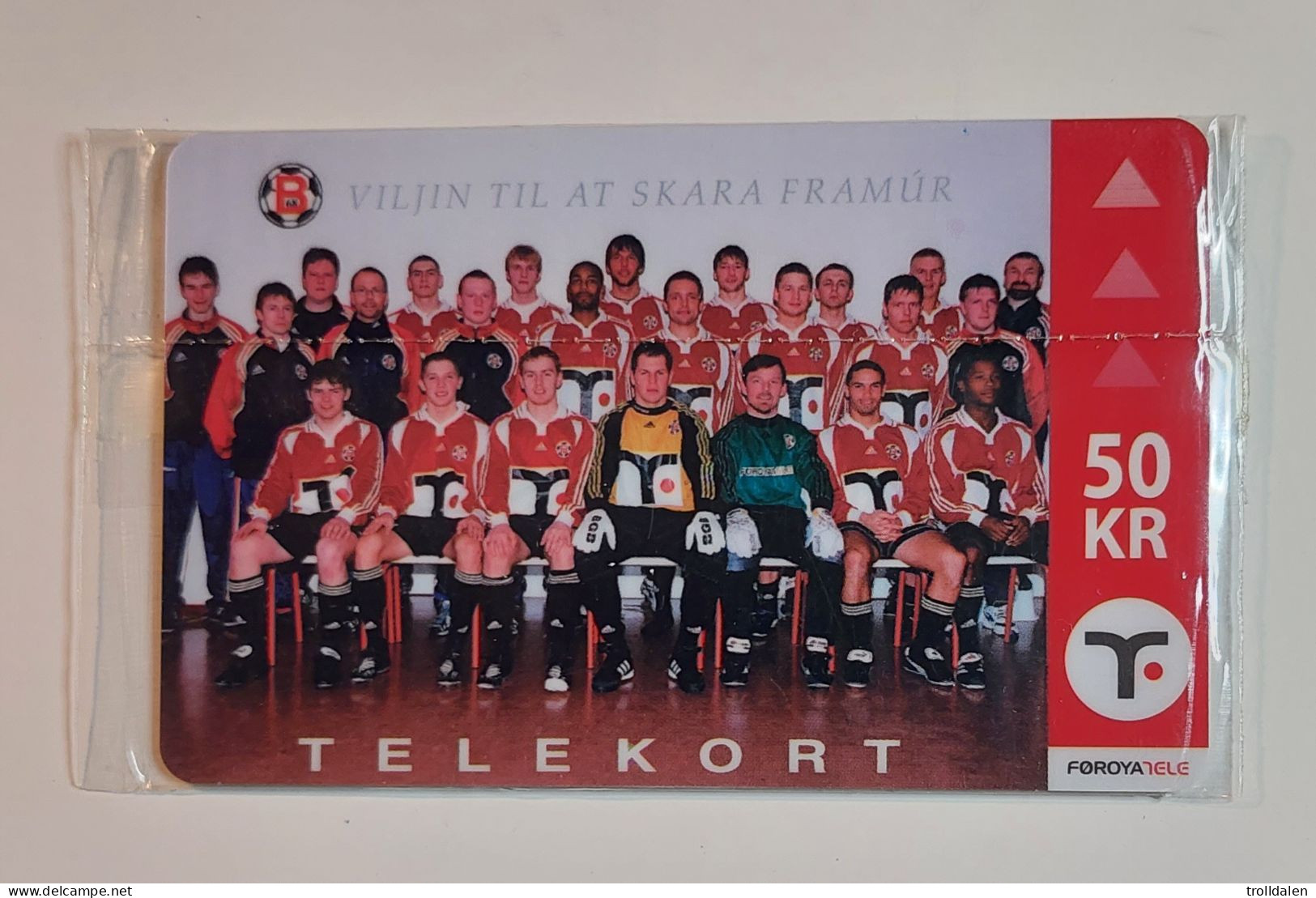 Football Team , Mint In Blister - Faroe Islands