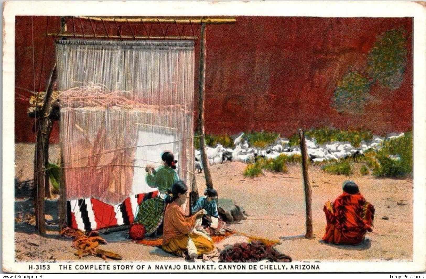 The Complete Story Of A Navajo Blanket, Canyon De Chelly, Arizona 1935 - Other & Unclassified