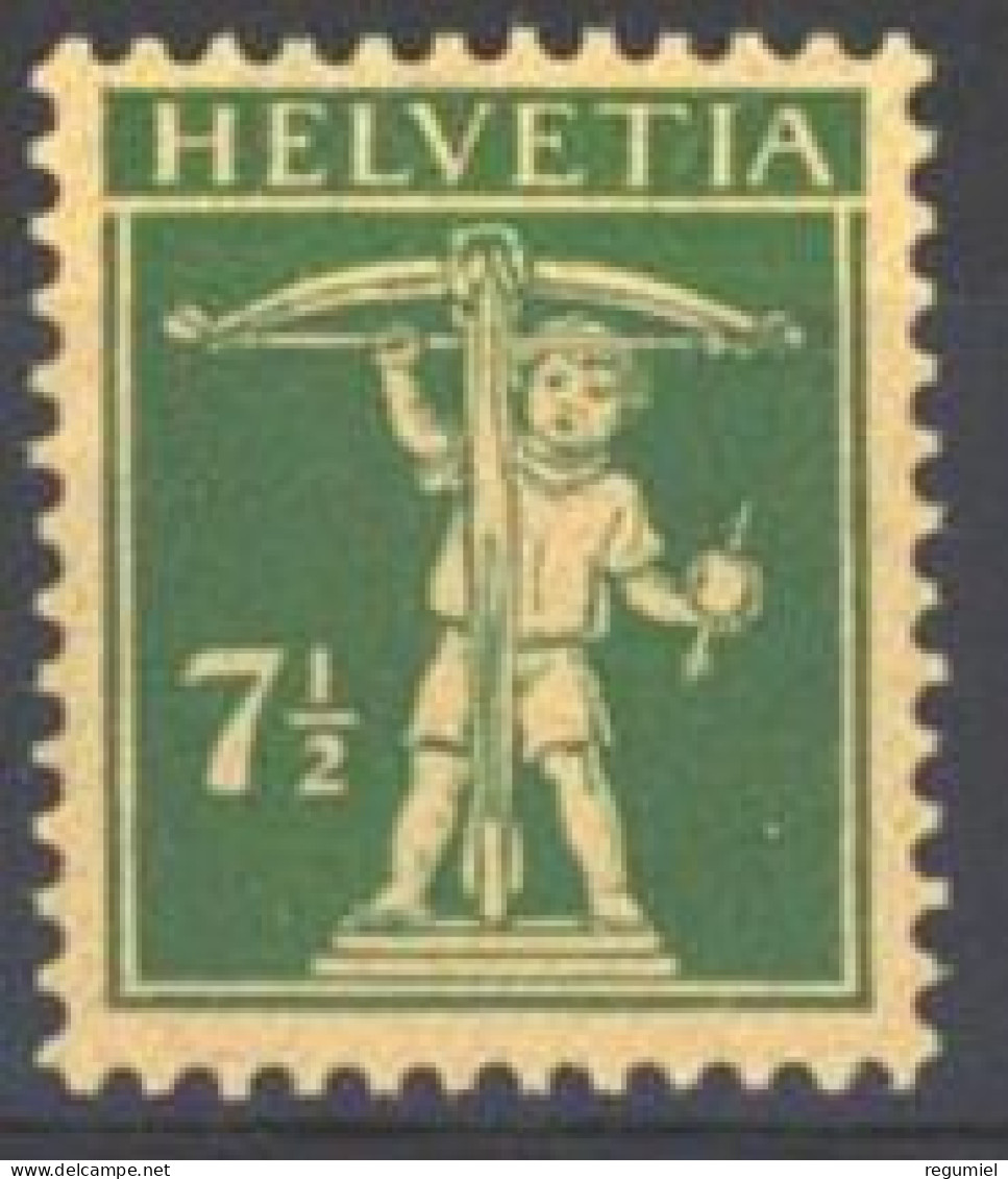 Suiza 0199 * Charnela. 1924 - Nuevos